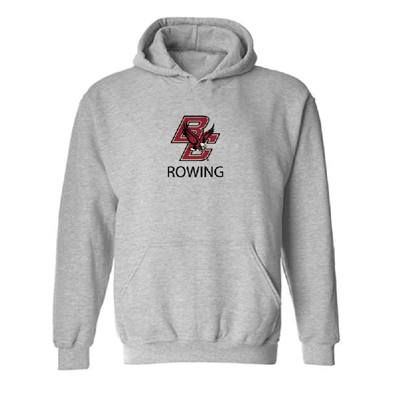 Boston College - NCAA Women's Rowing : Leighton Davis - Classic Shersey Hooded Sweatshirt Hoodie with Hem Drawcord Adjustable Customizable