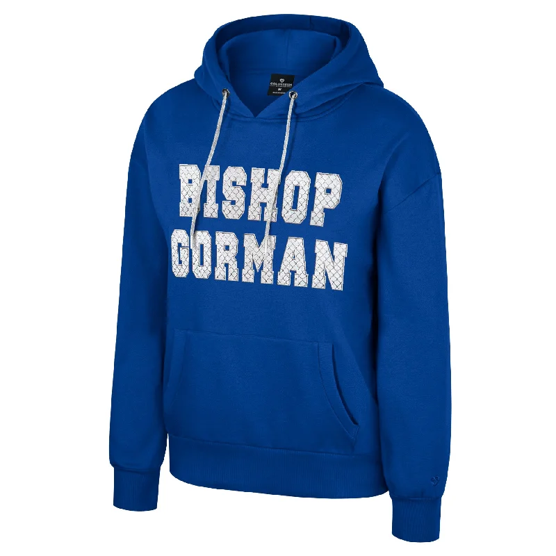 Reflection Pover Hoodie Hoodie with Mock Neck Collared Structured