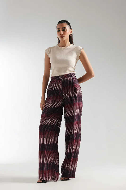 PRINTED TROUSER (E0218/119/004) Trousers Fleece Cozy