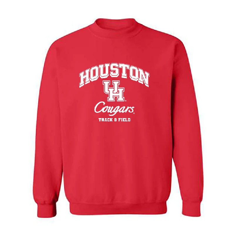 Houston - NCAA Women's Track & Field : Sydney Freeman - Classic Shersey Crewneck Sweatshirt Hoodie with Cropped Fit Short Trendy