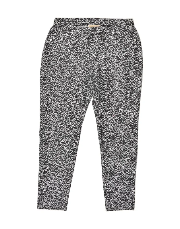 MICHAEL KORS Womens Skinny Casual Trousers Medium W28 L28 Grey Trousers Designer Luxury