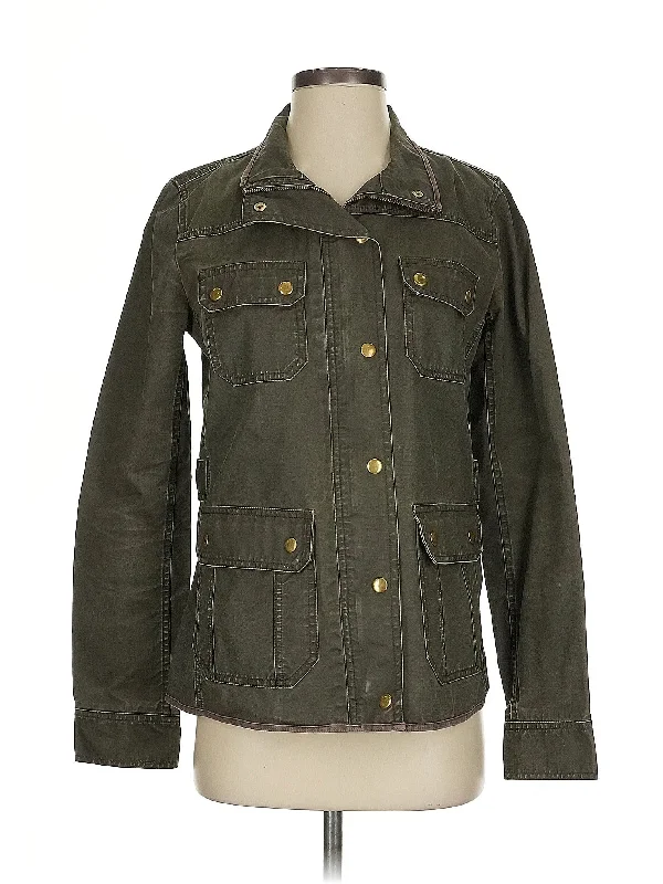 Jacket Zippered Front Buttoned Front Snap Front