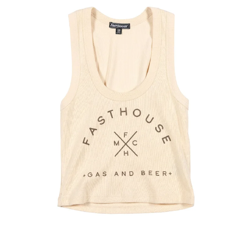 Fasthouse Women's Theory Tank beige tank top