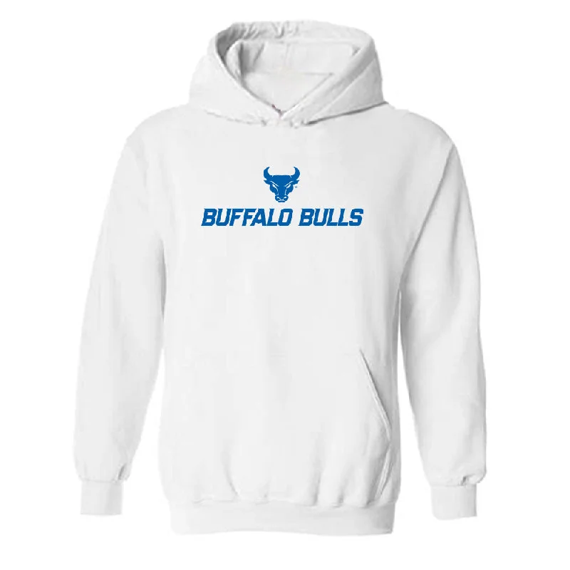 Buffalo - NCAA Women's Track & Field : Katie Edinger - Hooded Sweatshirt Hoodie with Turtle Neck Cozy Winter