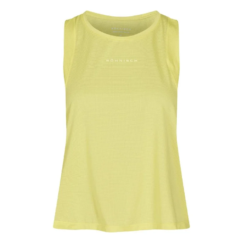 Kay Tank Top, Yellow Iris turquoise tank top