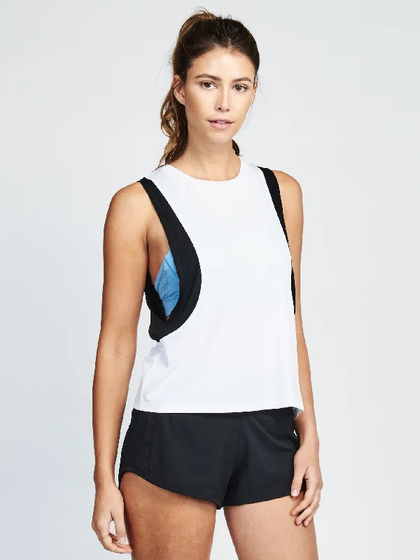 Recess Muscle Tank spandex blend tank