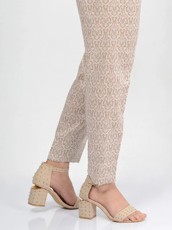 Crepe Printed Trouser Trousers Trousers Formal