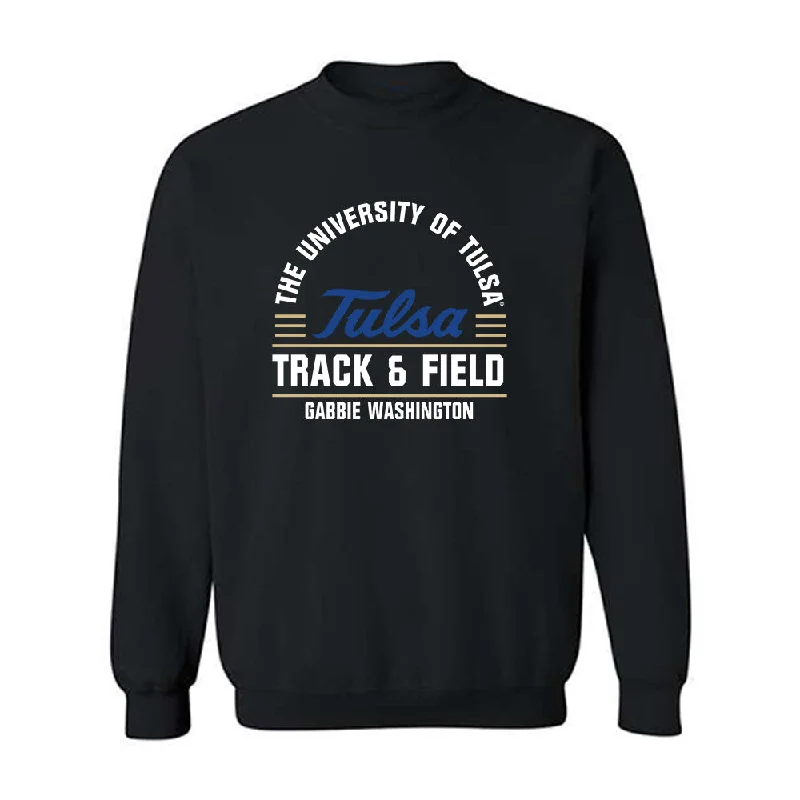 Tulsa - NCAA Women's Track & Field : Gabbie Washington - Classic Fashion Shersey Crewneck Sweatshirt Graphic Hoodie Design Print