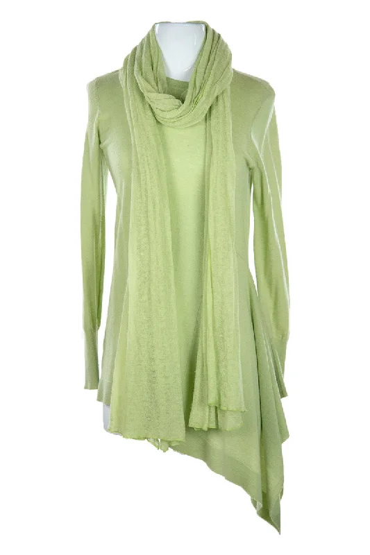 No Brand Sweater Boat Neck Shawl Collar Notched Collar