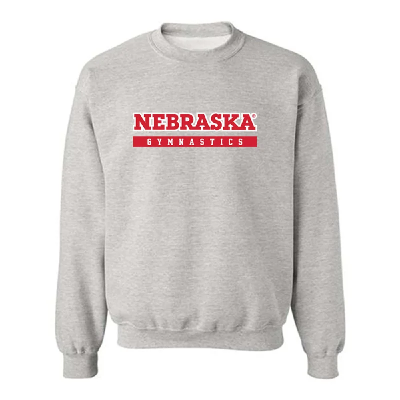 Nebraska - NCAA Women's Gymnastics : Molly Peterson - Classic Shersey Crewneck Sweatshirt Hoodie with Hem Lace Feminine Delicate