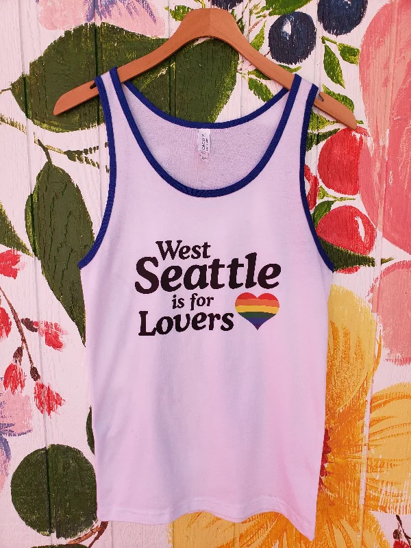 West Seattle is For Lovers Tank halter tank top