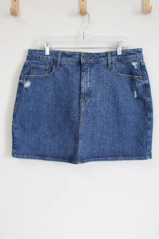 Old Navy Denim Mini Skirt | 14 velvet skirt plush