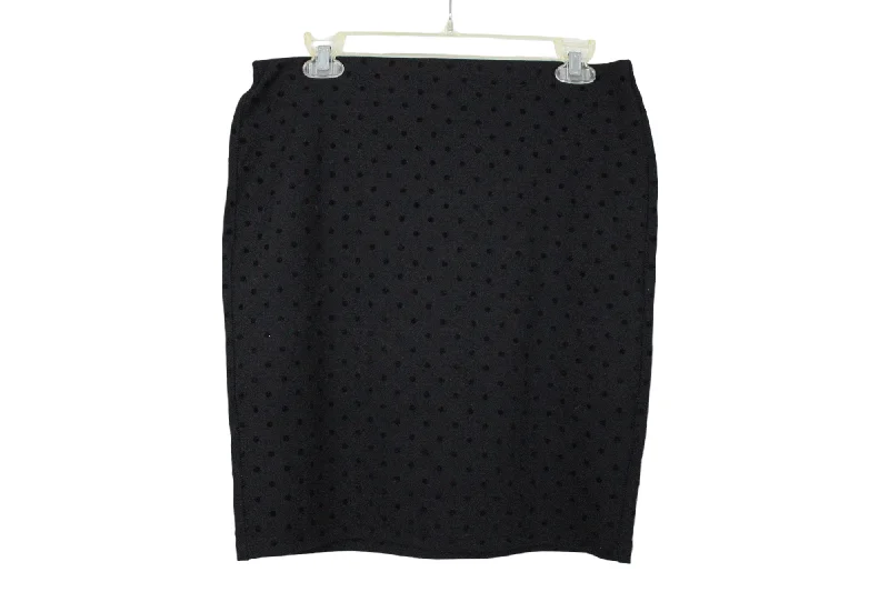 Old Navy Black Polka Dot Skirt | M cashmere skirt fine