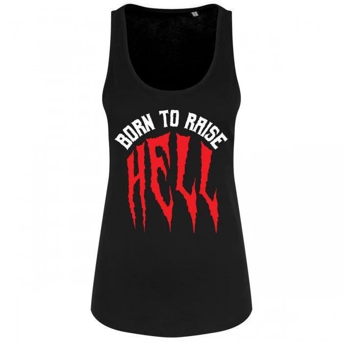 Grindstore Ladies/Womens Born To Raise Hell Floaty Tank layering tank top