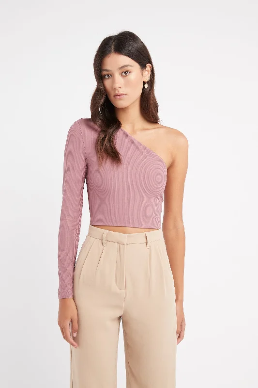 Harris Crop Top Mesh Blend Leather Blend Suede Blend