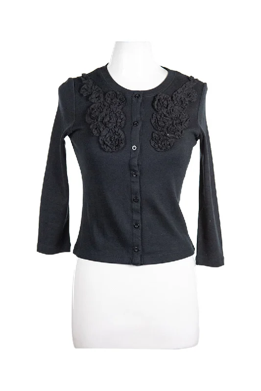 Rafaella Sweater Houndstooth Herringbone Solid