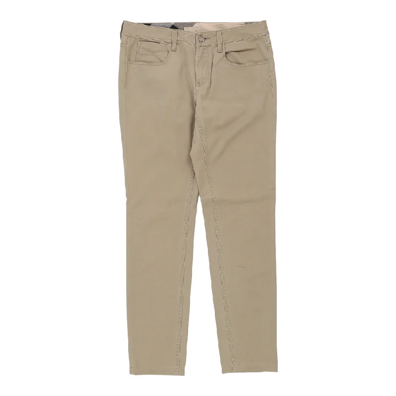 Burberry Brit Trousers - 30W UK 8 Beige Cotton Chinos Cotton Straight Leg