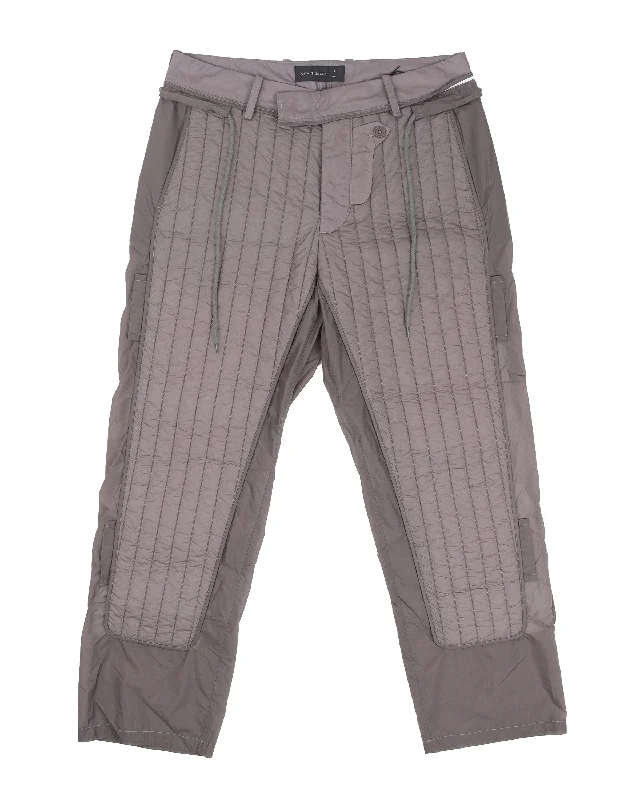 S/S 20 'Skin' Quilted Nylon Trousers Trousers cozy soft