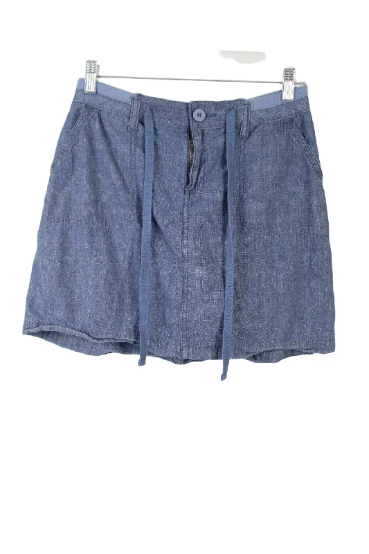 Faded Glory Chambray Skirt | 4 chiffon skirt floaty