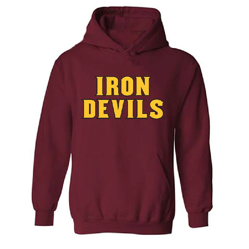 Arizona State - NCAA Women's Track & Field : Lauren Brown - Replica Shersey Hooded Sweatshirt Oversized Hoodie Comfort Casual