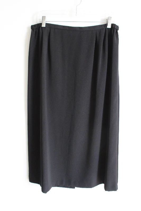 Vintage N Touch Black Skirt | 18 breathable skirt fabric