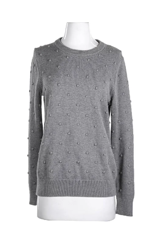 Lord & Taylor Sweater Embroidered Appliqued Beaded