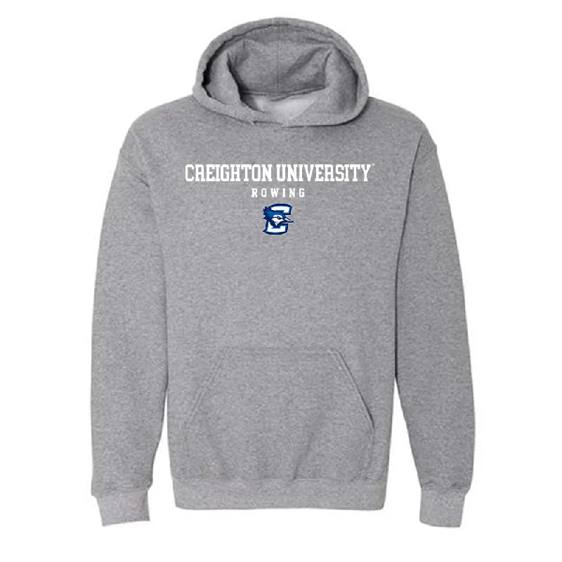 Creighton - NCAA Women's Rowing : Jaimie Gale - Classic Shersey Hooded Sweatshirt Hoodie with Print Artistic Unique