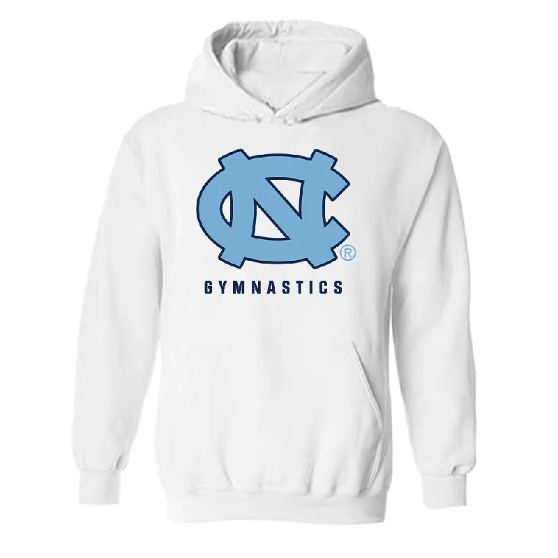 UNC - NCAA Women's Gymnastics : Jordan Valahovic - Classic Shersey Hooded Sweatshirt Hoodie with Button Classic Timeless