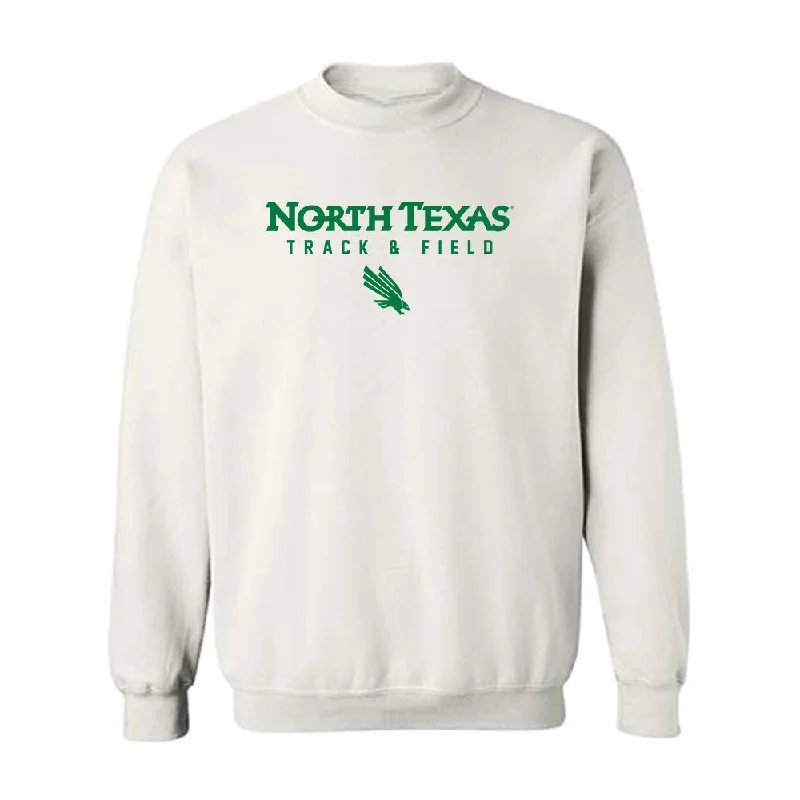 North Texas - NCAA Women's Track & Field : Kendahl Tucker - Classic Shersey Crewneck Sweatshirt Hoodie with Earth Tones Natural Calm