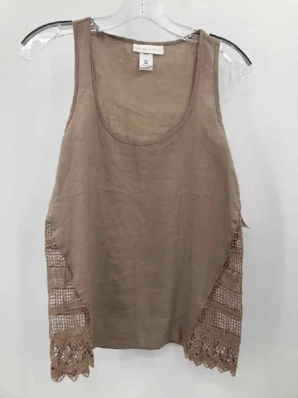 Pre-Owned La Blanca Brown Size XS Tank Top comfortable tank top