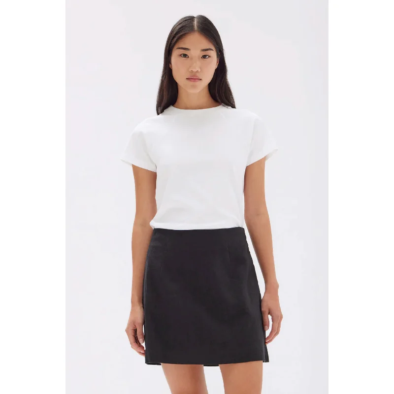 Assembly Label Darcy Skirt - Black denim skirt durable