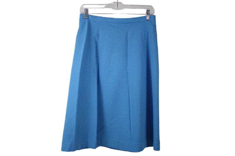 Blue Skirt | 14 cashmere skirt rich