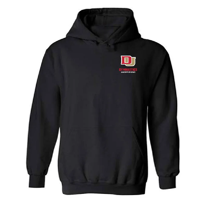 DU - NCAA Women's Gymnastics : Kiley Rorich - Player Collage Hooded Sweatshirt Hoodie with Neon Bright Vibrant