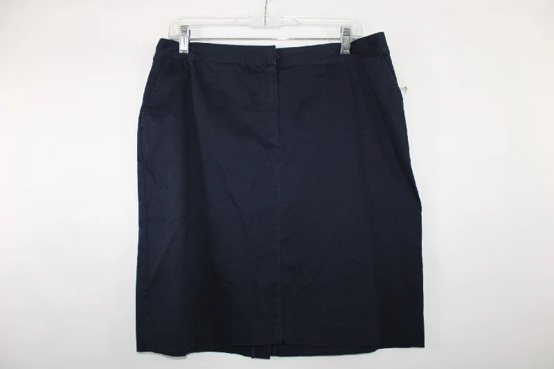 Charter Club Blue Skirt | Size 14 cashmere skirt fine