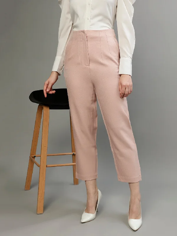 Centre Stage Women Solid Slim Fit Trouser Trousers versatile functional