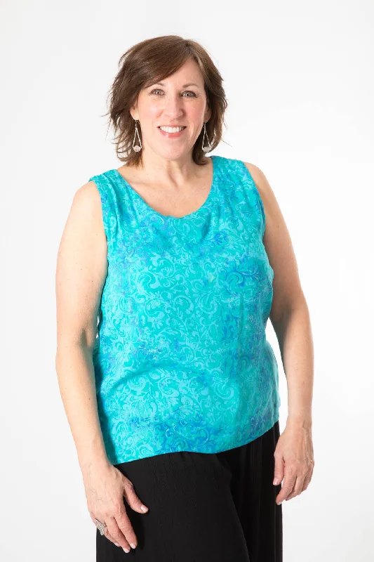 Breeze Batik Tank Top stretchy tank top