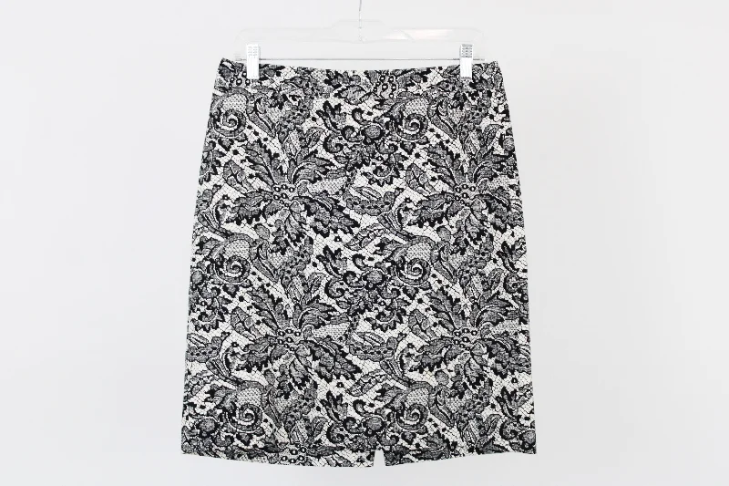 Van Heusen Studio Lace Pattern Skirt | 6 velvet skirt plush