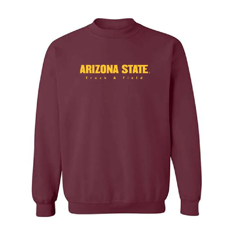 Arizona State - NCAA Women's Track & Field : Lauren Brown - Classic Shersey Crewneck Sweatshirt Cotton Hoodie Fleece Lining Warmth