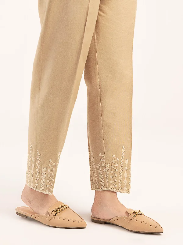 Embroidered Winter Cotton Trouser Trousers Occasion Special