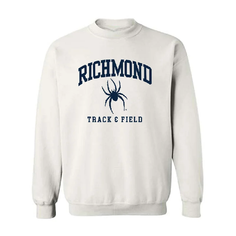 Richmond - NCAA Women's Track & Field : Charlotte Hudson - Crewneck Sweatshirt Hoodie with Stripes Bold Sporty