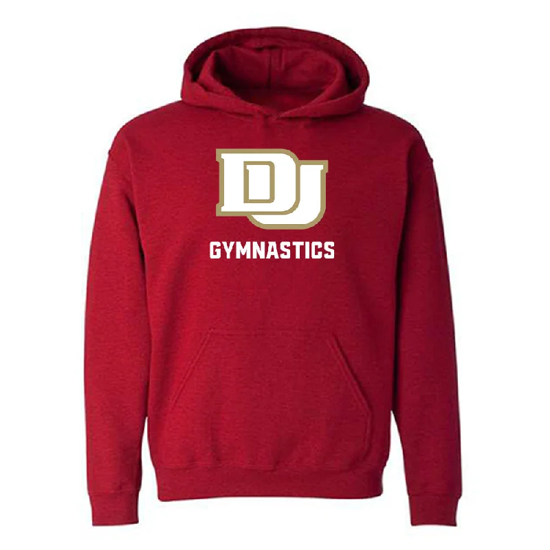 DU - NCAA Women's Gymnastics : Ava Mabanta - Classic Shersey Hooded Sweatshirt Hoodie with Hidden Zipper Minimalist Clean