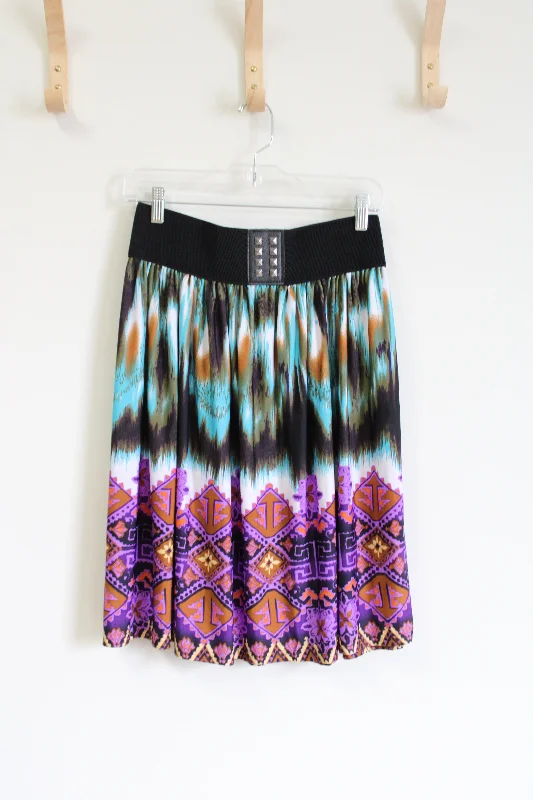 Jon & Anna Elastic Waist Skirt | L chiffon skirt flowing