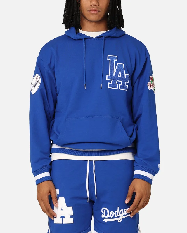 New Era Los Angeles Dodgers Hoodie Bright Royal Hoodie with Drawcord Adjustable Secure