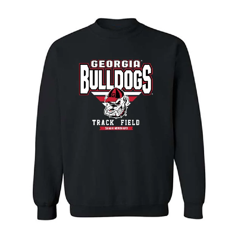 Georgia - NCAA Women's Track & Field : Danah Nembhard - Classic Fashion Shersey Crewneck Sweatshirt Hoodie with Rolled Sleeves Casual Relaxed