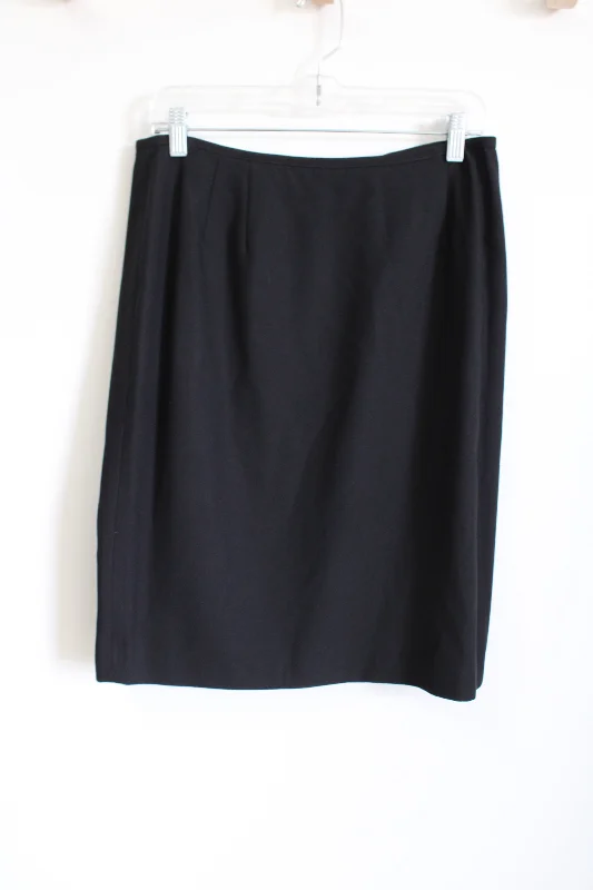 Black Pencil Skirt | 14 leather skirt refined