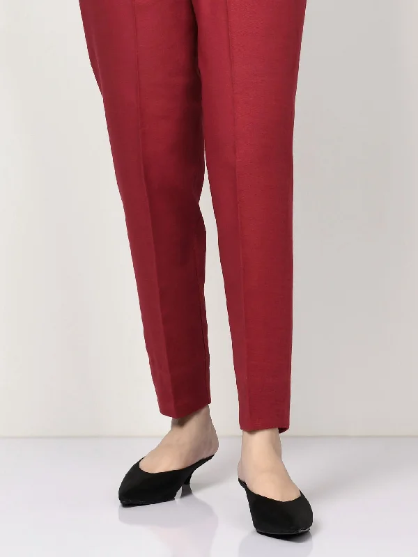 Raw Silk Trouser Trousers Leisure Comfortable