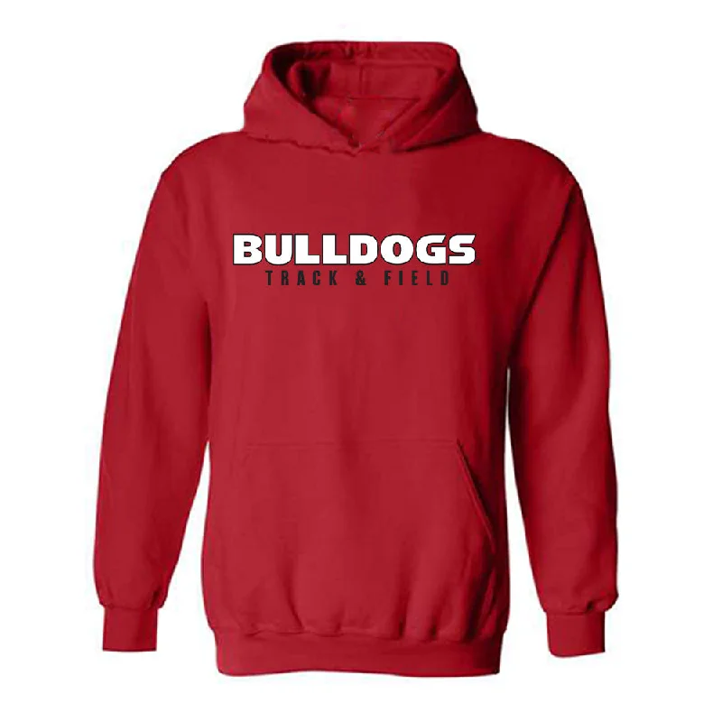 Georgia - NCAA Women's Track & Field : Danah Nembhard - Classic Shersey Hooded Sweatshirt Hoodie with Set-In Sleeves Structured Classic