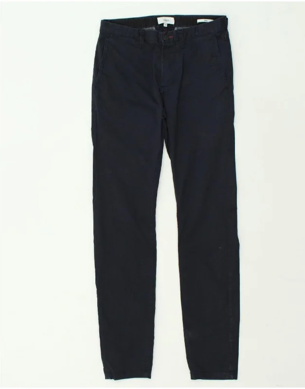 JULES Womens Skinny Chino Trousers EU 36 Small W30 L30 Navy Blue Trousers Fall Fleece