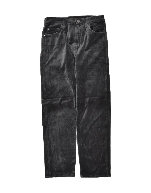 MASSIMO DUTTI Womens Straight Casual Trousers W28 L26 Grey Trousers Chinos Classic