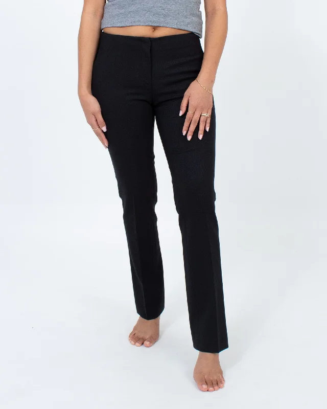 Pleated Taper Trousers Trousers Office Stylish